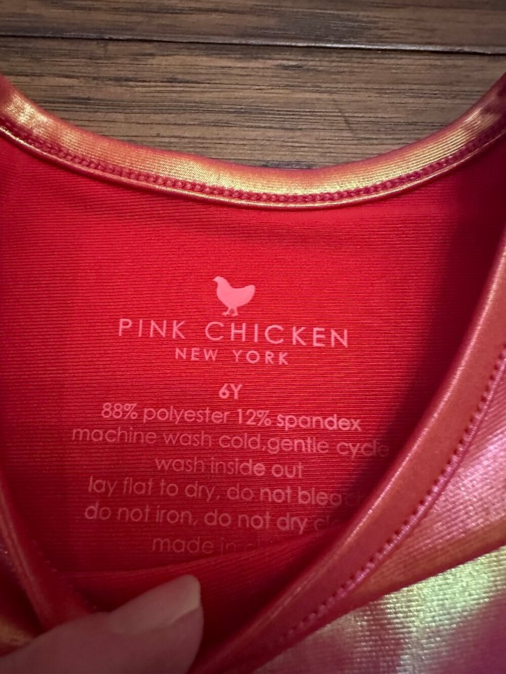 Pink Chicken Pink Rainbow Lame Dress* - Picture 2 of 5